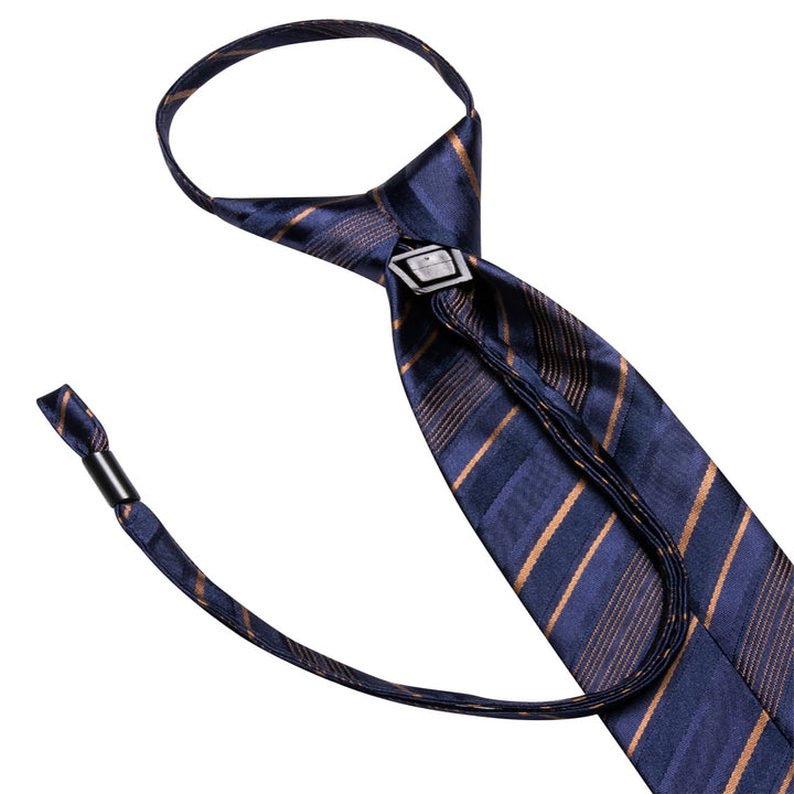 blue and gold tie