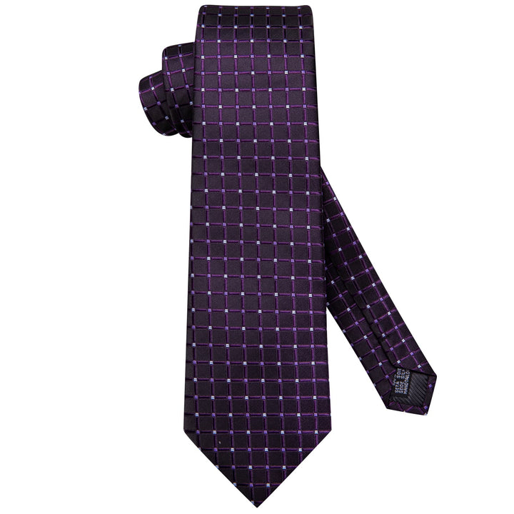 silk ties purple men's