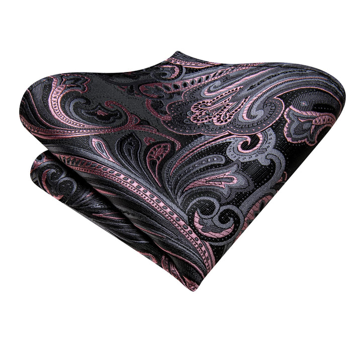 pink paisley tie