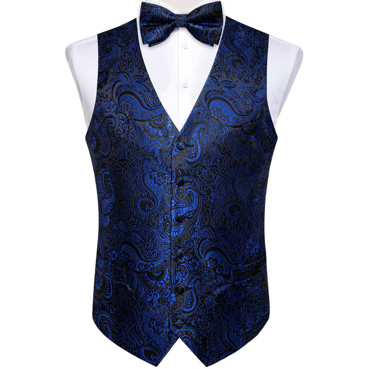 men's royal blue vest