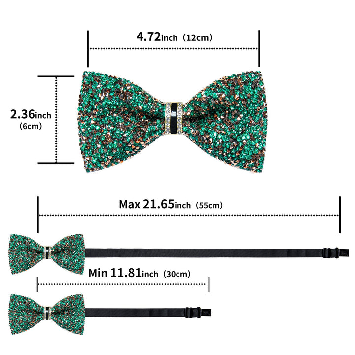 Green Champagne Bowtie