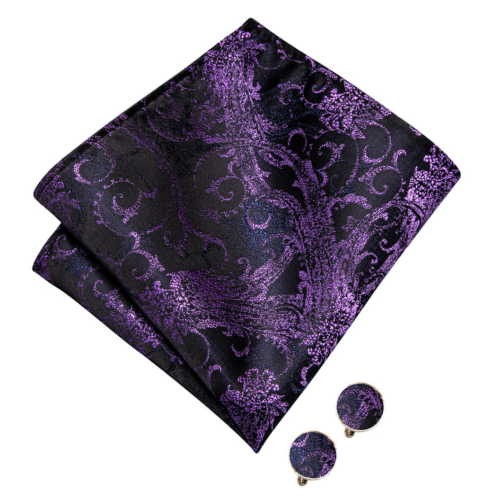 purple blue floral bow tie for men