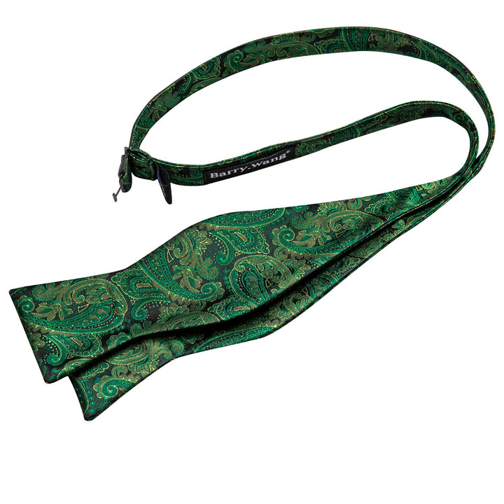 emerald green bow tie for men