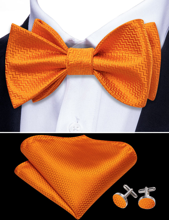 orange bow tie for mens