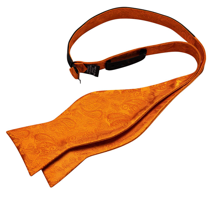 orange mens bow tie