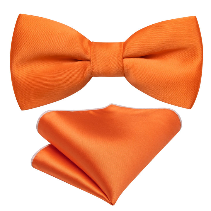 kids burnt orange bow tie