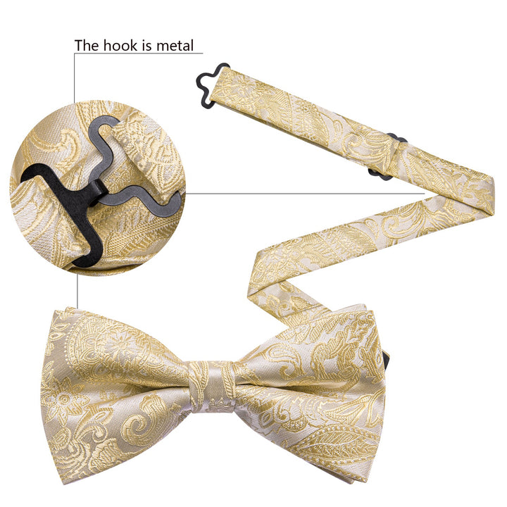 champagne color bowtie