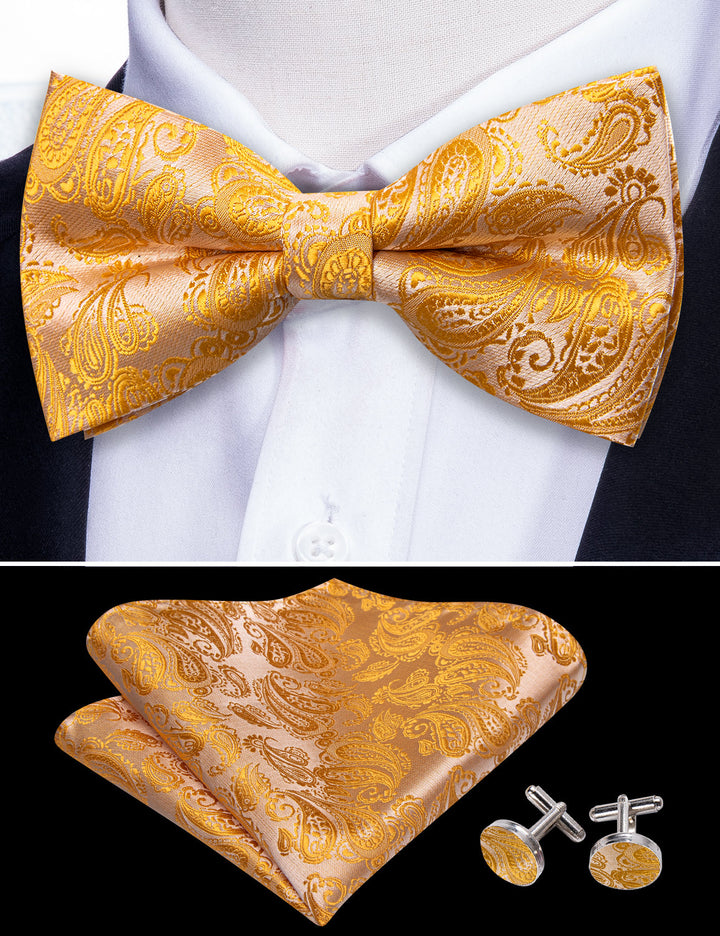 men paisley bowtie