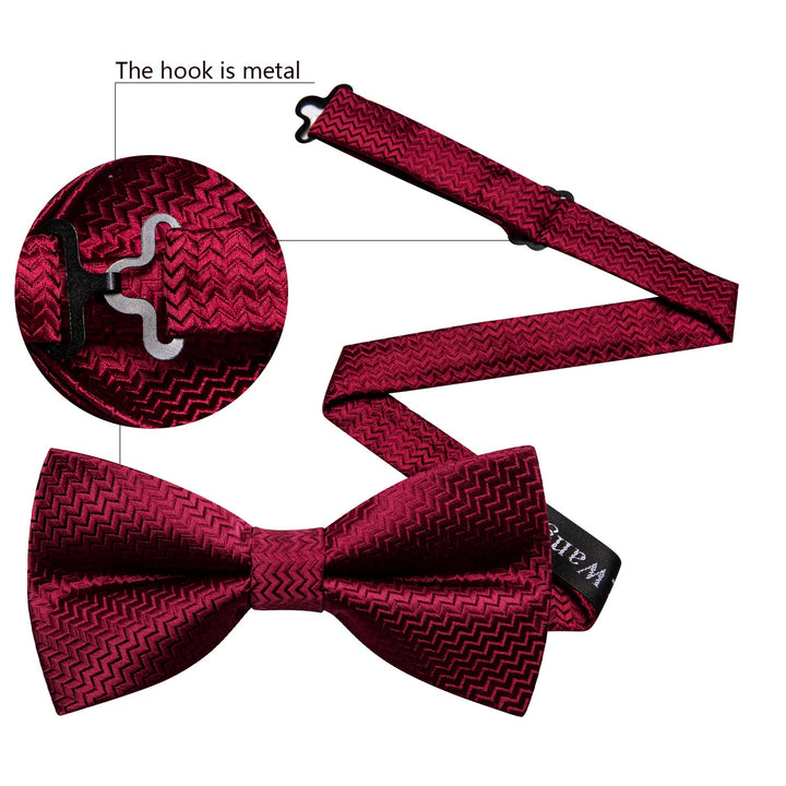 bow tie burgundy