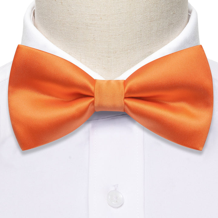 burnt orange business bow tie