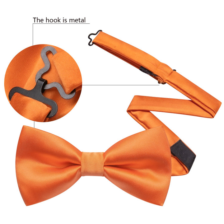 burnt orange formal bow tie