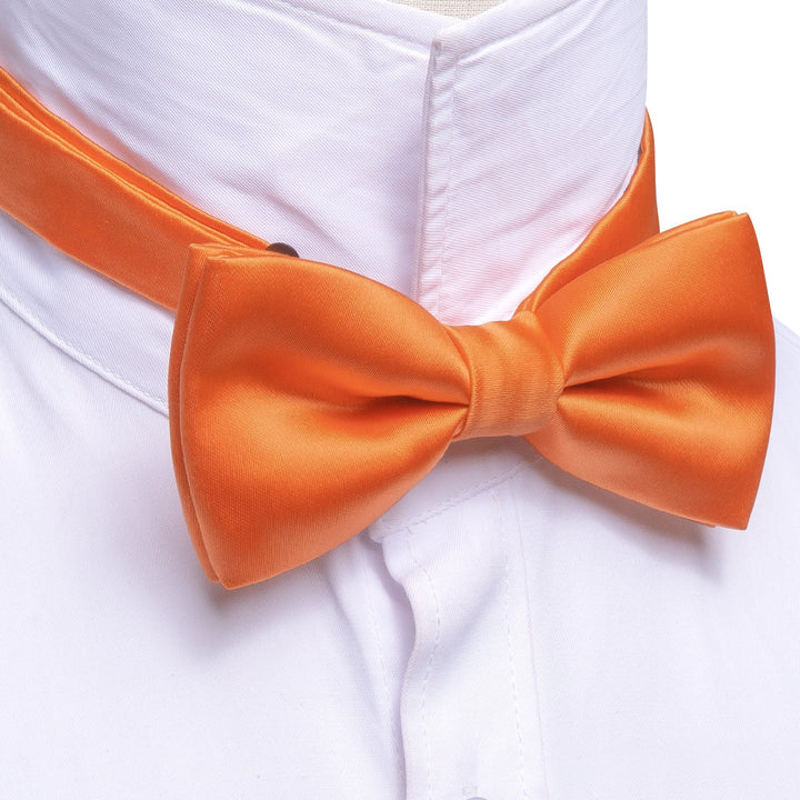 burnt orange business bowtie