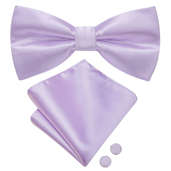 mens light purple bow tie