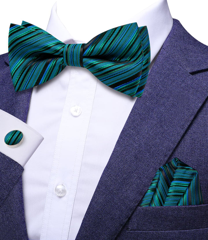 navy blue bow tie