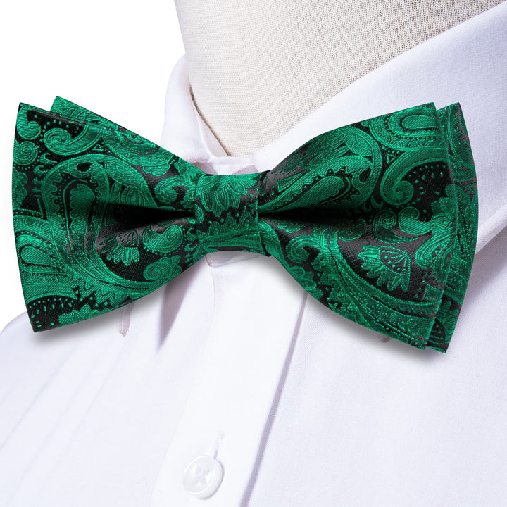 olive green bow tie