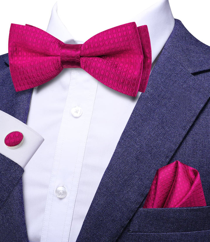 hot pink bow tie