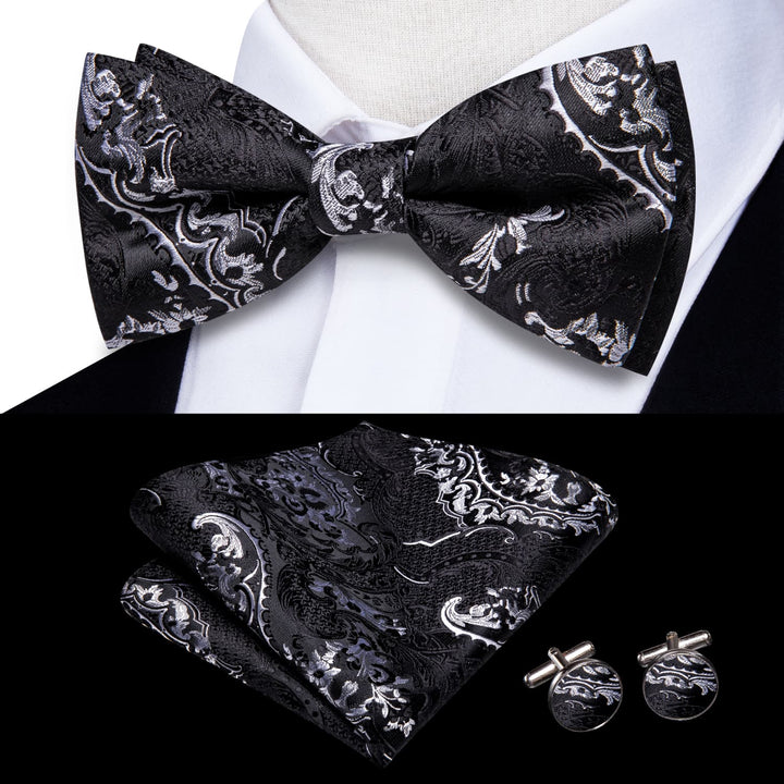 black bow tie