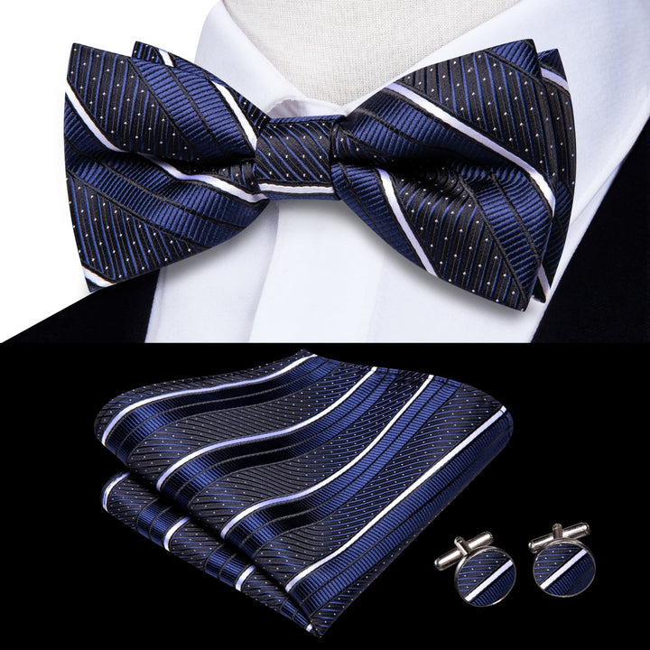 royal blue bow tie