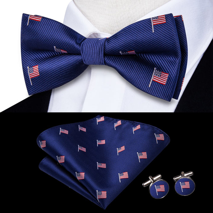 American flag bow tie