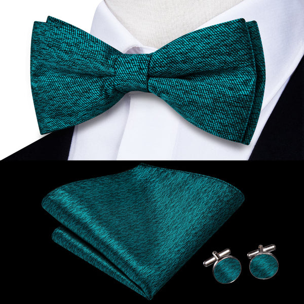 teal bow tie