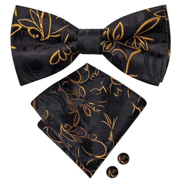 black tuxedo bow tie