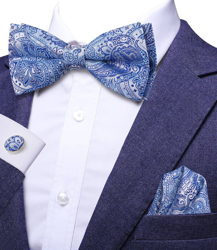 baby blue bow tie