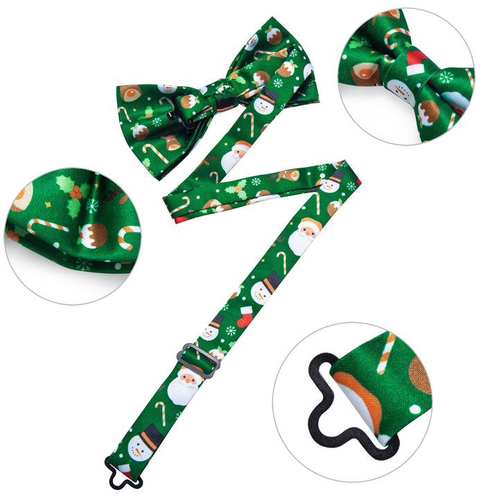 Green Christmas bowtie