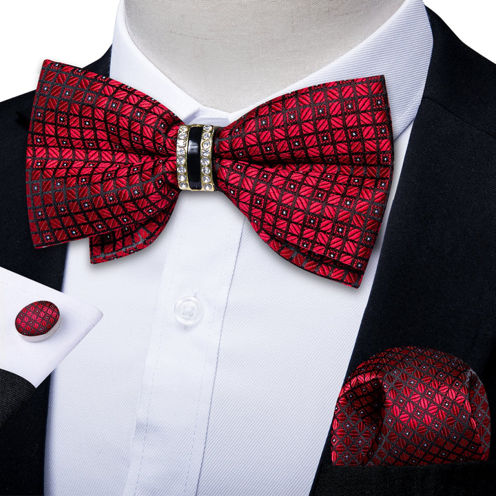 red black bowtie