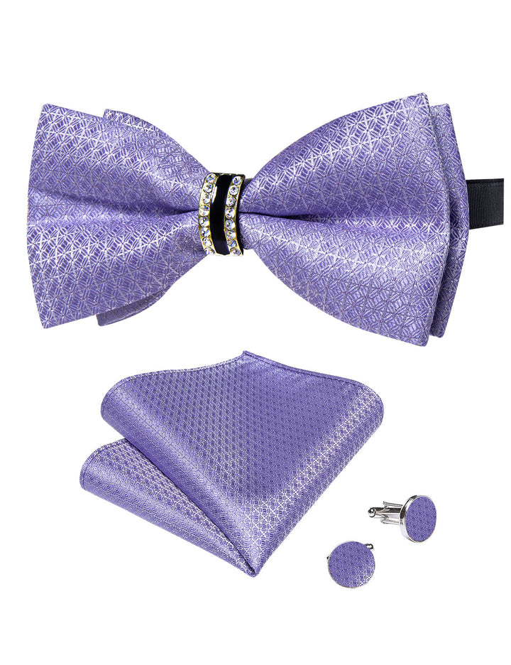 tuxedo purple bow tie