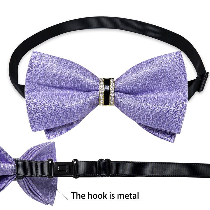 baby purple bow tie