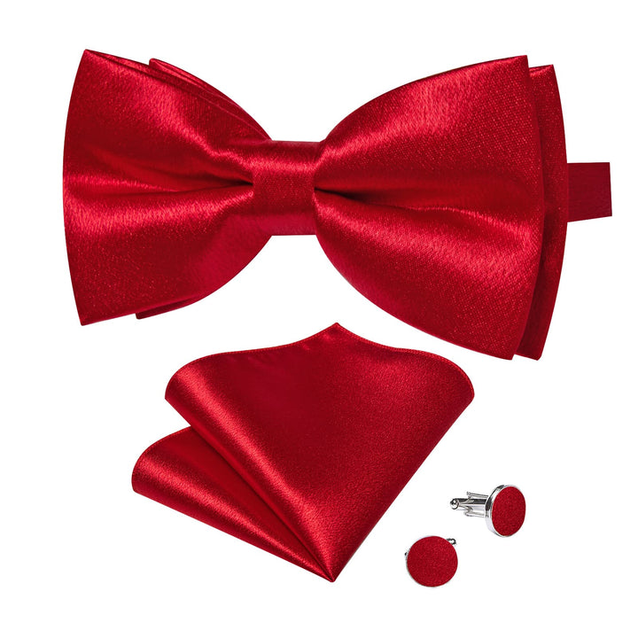 dark red bowtie