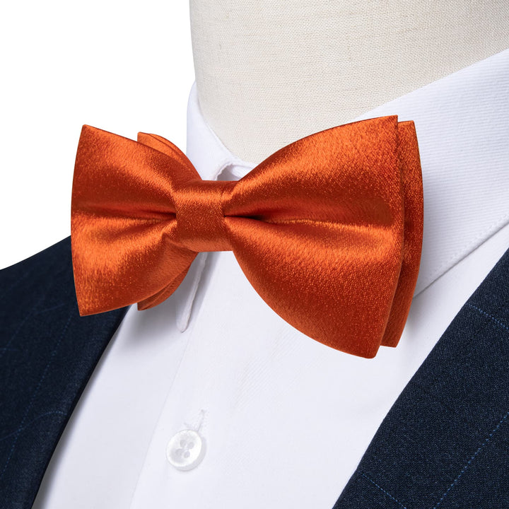 burnt orange bow tie