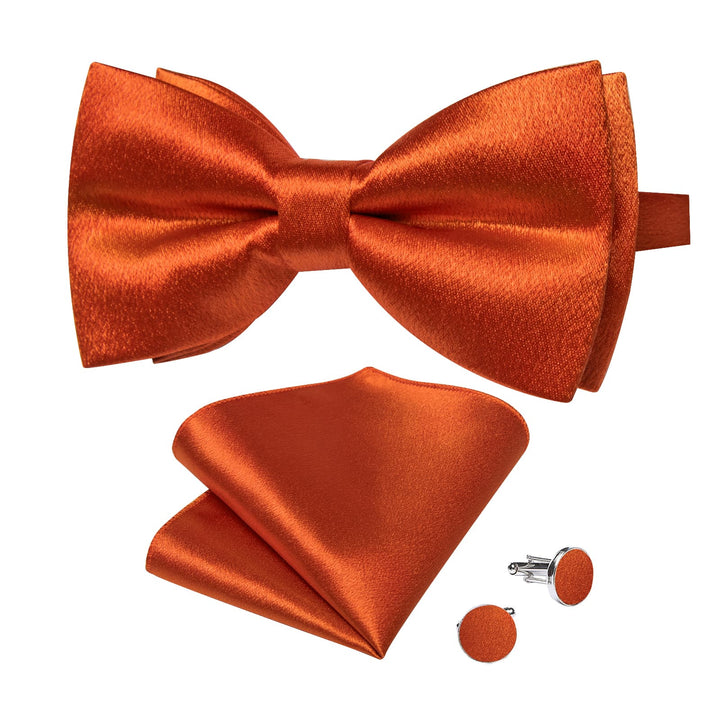 burnt orange bow ties