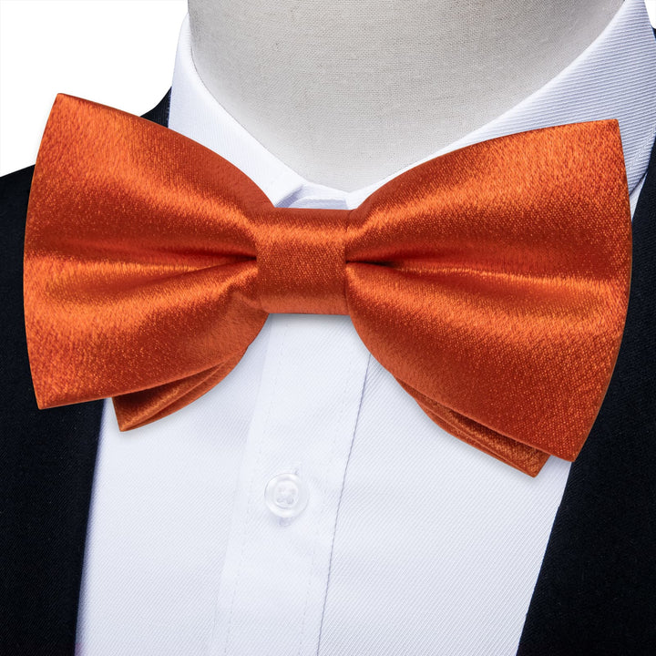 orange bow tie