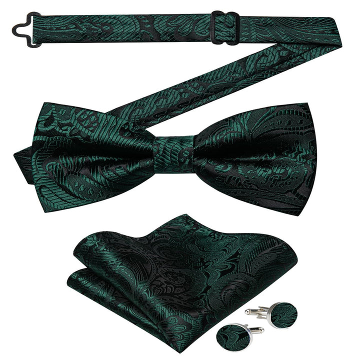 mens green bow tie