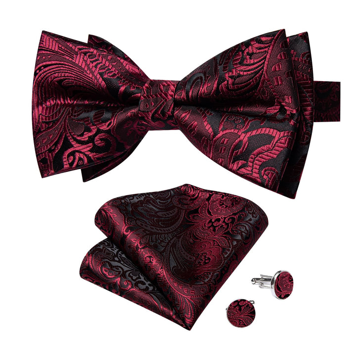 bow tie burgundy