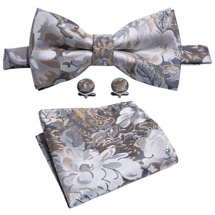 boys grey bow tie