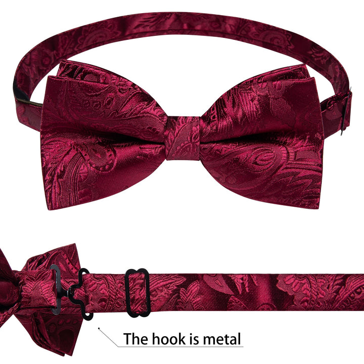 burgundy bowtie