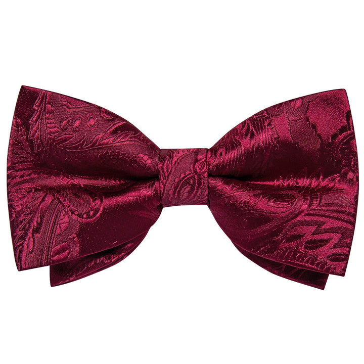 burgundy bow ties