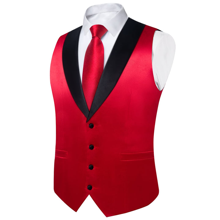 men's red vest