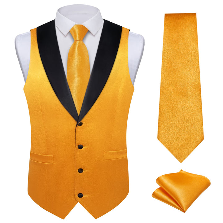 yellow suit vest