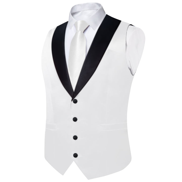 white tuxedo vest