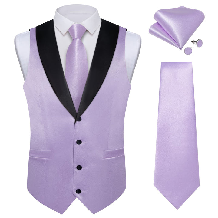 purple suit vest