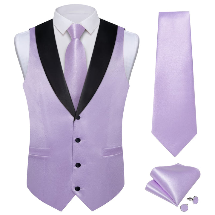 purple tuxedo vest