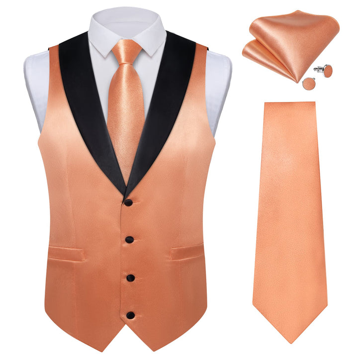 orange suit vest