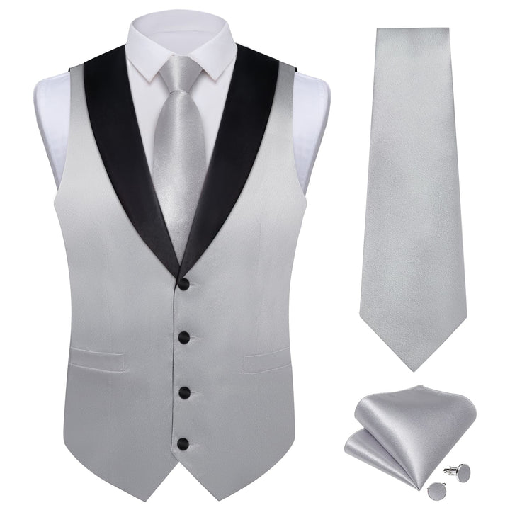 grey mens vest