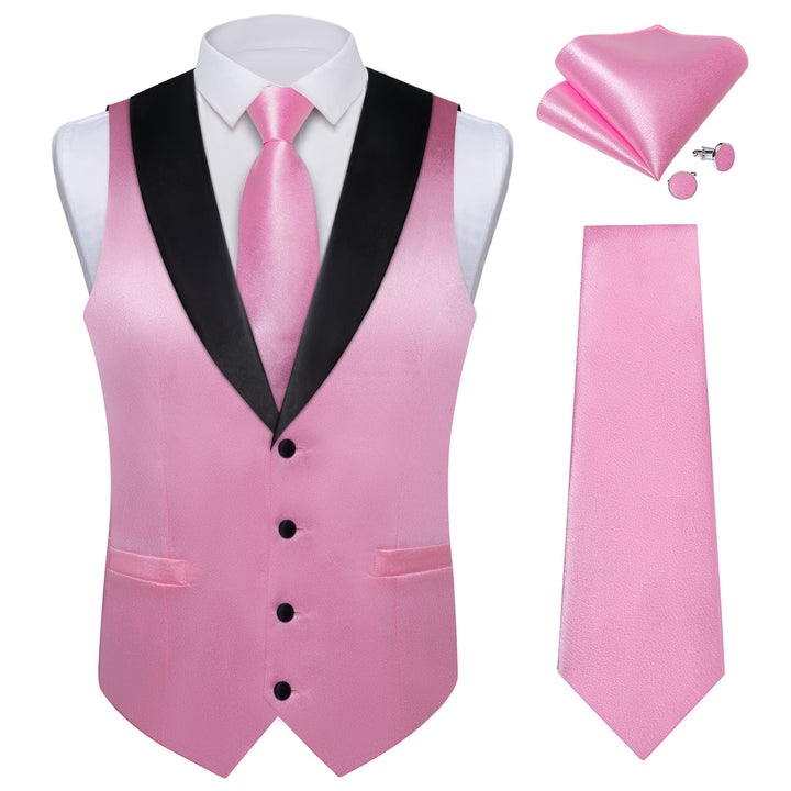 pink suit vest