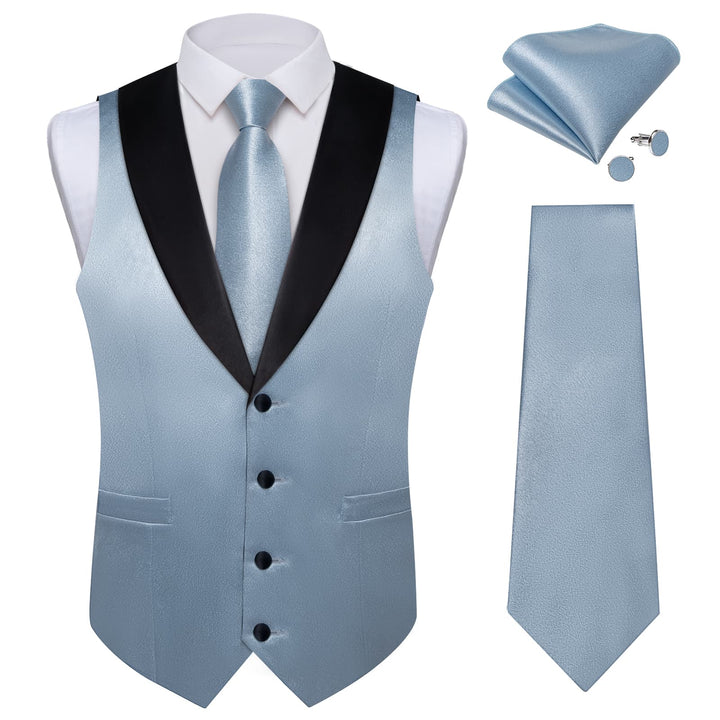 mens blue vest