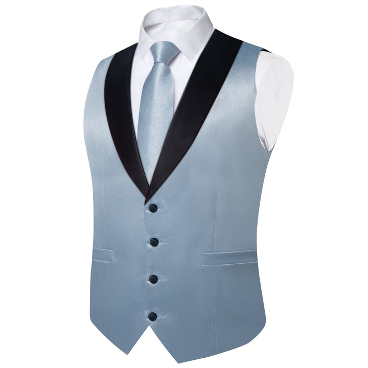 men's blue vest