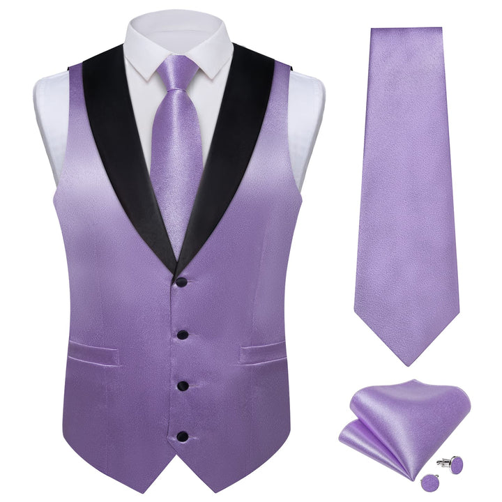 men's purple vest